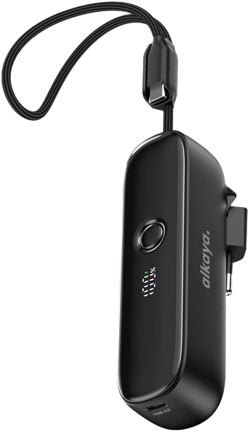 Powerbank alkaya Hybrid Charger 2in1 5000 mAh 22W Black (4262454779154) - Zdjęcie 1 Powerbank alkaya Hybrid Charger 2in1 5000 mAh 22W Black (4262454779154) - obraz 1
