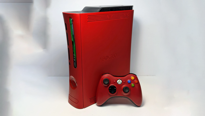 Консоль Microsoft Xbox 360 Jasper Elite Resident Evil 5 Limited Edition LT3.0 120GB Red + Гра + Документація + Коробка Б/У - зображення 3