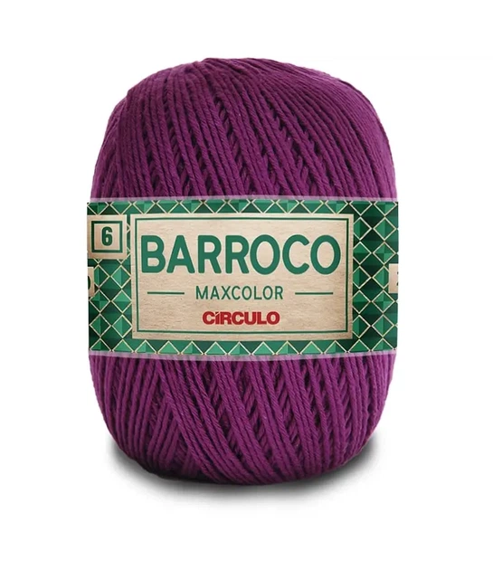 6375 BARROCO MAXCOLOR 6 пряжа (100% бавовна, 200гр. 226м), фіолетовий/бузковий - Фото 1 6375 BARROCO MAXCOLOR 6 пряжа (100% бавовна, 200гр. 226м), фіолетовий/бузковий - изображение 1
