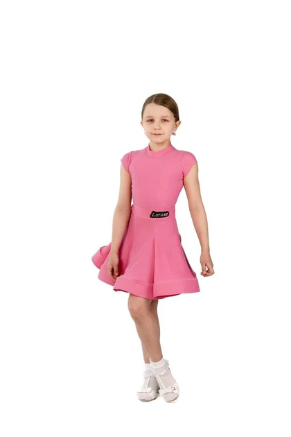 Бейсік рожевий для бальних танців Pink Essential розмір 120 (00555-120) - Фото 1 Бейсік рожевий для бальних танців Pink Essential розмір 120 (00555-120) - изображение 1