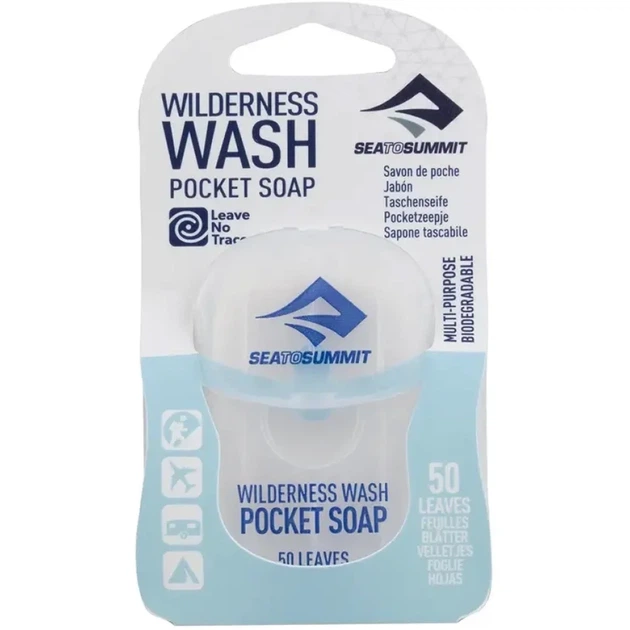Мыло Sea To Summit Wilderness Wash Pocket Soap 50 Leaf - Фото 1 Мыло Sea To Summit Wilderness Wash Pocket Soap 50 Leaf - изображение 1