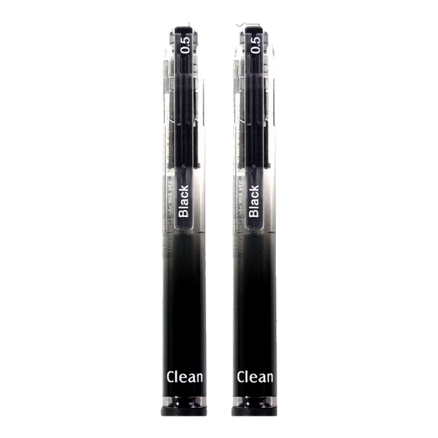 CHENQI STATIONERY Быстросохнущая гладкая гелевая ручка Signature Pen 0.5mm ST Precision Tip Выдвижная ручка Канцелярские товары Черный 12 ручек в коробке JG-50 - изображение 4