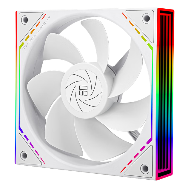 Вентилятор Thermalright TL-M12RW 12 см, 1500 об/мин PWM, подшипник S-FDB, рамка с изменяемым цветом, корпусной вентилятор 12 см, защита от воздушного потока. - изображение 4