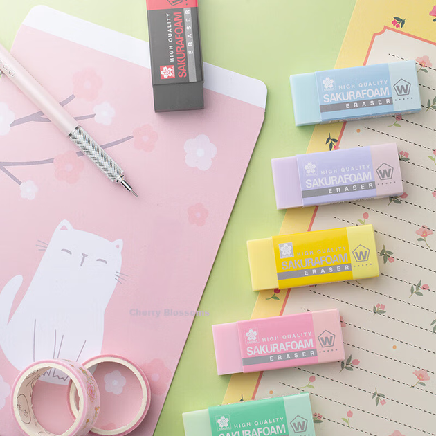 [Самая низкая цена в интернете] Набор разноцветных ластиков SAKURA из серии «Макароны» для рисования и эскизов, XRFW100-5CP, 5 штук, импортировано из Японии. - изображение 8