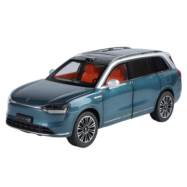 Heimanba 1:24 Wenjie M9 Saiseli Xingye Qing Модель автомобіля сплаву іграшка для хлопчиків та дівчаток, колекційний подарунок - Фото 4 Heimanba 1:24 Wenjie M9 Saiseli Xingye Qing Модель автомобіля сплаву іграшка для хлопчиків та дівчаток, колекційний подарунок - изображение 4