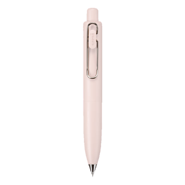 Висувна гелева ручка Uni Mitsubishi UMN-SP Mini Thick Core Fat Series 0.5 мм, персиково-рожевий корпус - изображение 4