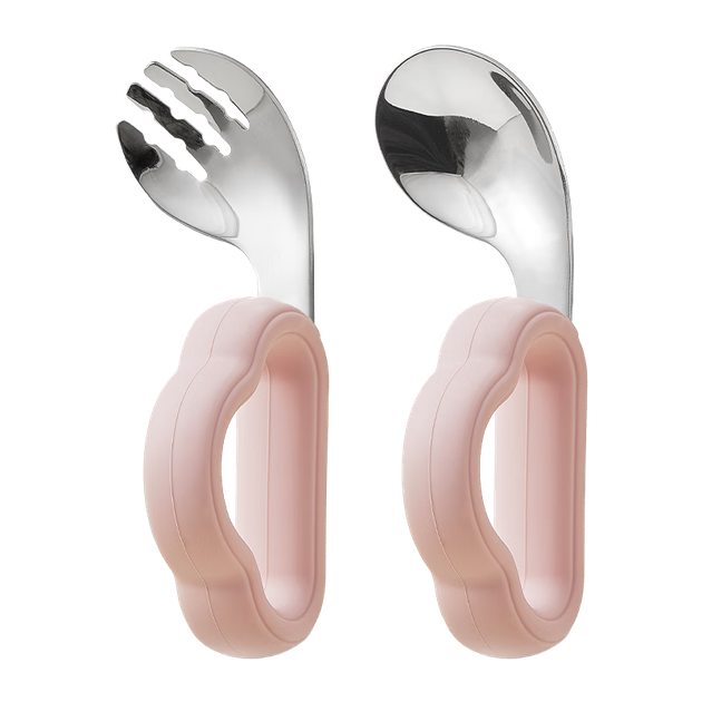 Детские столовые приборы LOCK&LOCK из стали 316L с футляром Peach Pink - Фото 4 Детские столовые приборы LOCK&LOCK из стали 316L с футляром Peach Pink - изображение 4