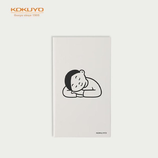 Легкий блокнот KOKUYO Noritake Designer Collaboration Travel Journal Notebook, сетка 4 мм, 40 листов, белый, WSG-NB2XY4W - изображение 4