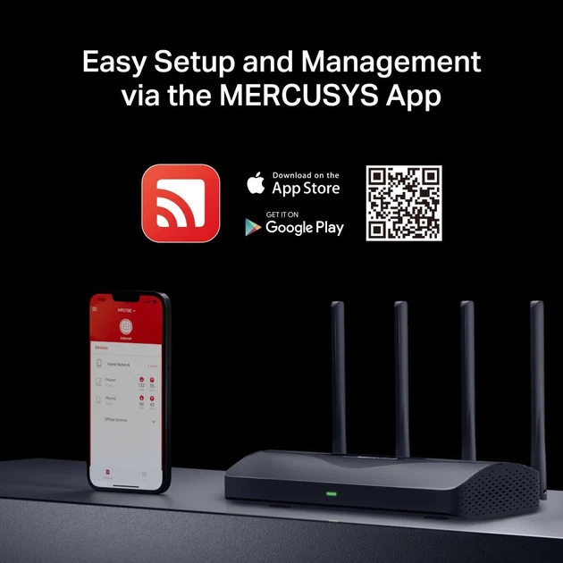 Маршрутизатор MERCUSYS MR27BE BE3600, 2xGE LAN, 1x2.5GE LAN, 1x2.5GE WAN, MESH. - изображение 8