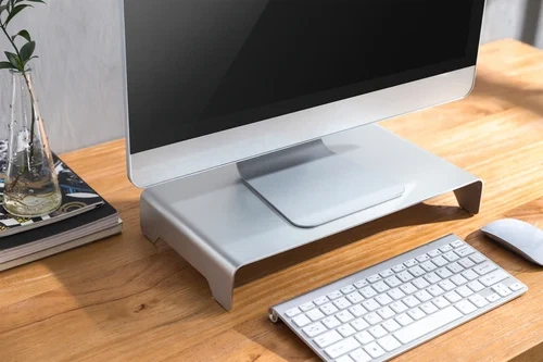 Підставка для монітора DIGITUS Aluminium Monitor Riser, до 10кг, чорна - зображення 4