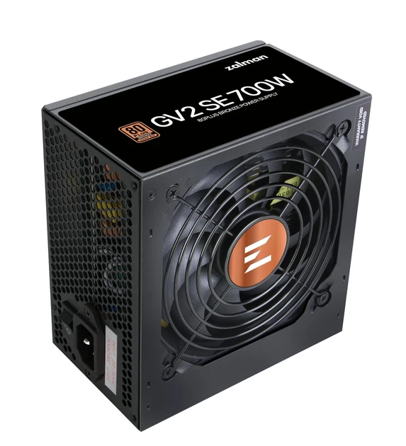 Блок питания Zalman GV2SE (700W) 88%, 80+ Bronze, 120мм, 1xMB 24pin(20+4), 1xCPU(4+4 pin + 8pin), 4xMolex, 6xSATA, 4xPCIe 8pin(6+2) - изображение 2