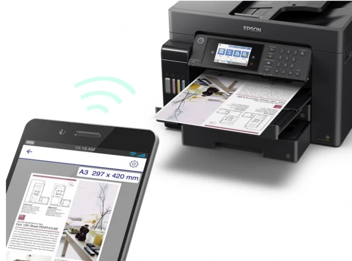 БФП Epson EcoTank 4 в 1 A3 цветной 32 стр/мин Wi-Fi дуплекс - изображение 3