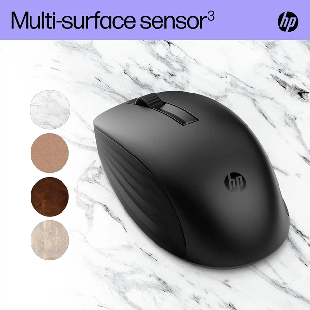 Клавіатура та миша HP бездротові чорні Slim - зображення 10