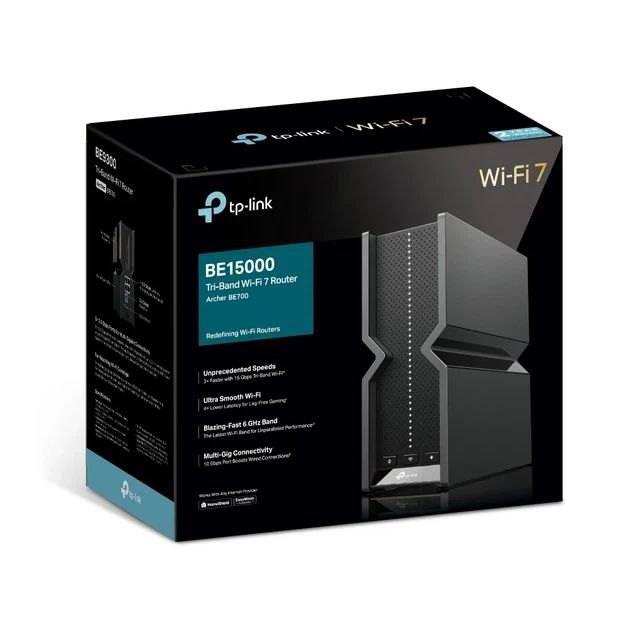 Маршрутизатор TP-LINK Archer BE700 Wi-Fi 7 15 Гбит/с 6 антенн 203x76x231,7 мм черный - изображение 10