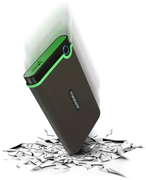 Портативний жорсткий диск Transcend 2TB USB 3.1 StoreJet 25M3 Сірий - зображення 5