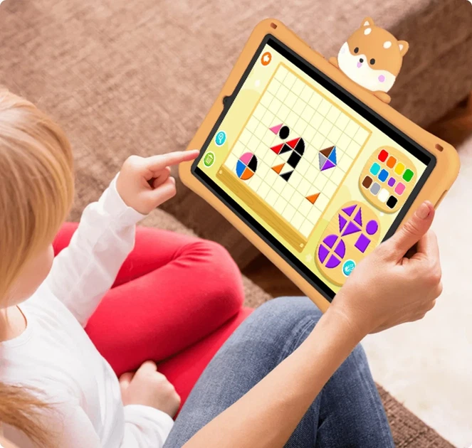 Планшет Doogee T20 mini Kids 8.4" 4ГБ, 128ГБ, LTE, 5060мА•ч, Android, жёлтый - изображение 3