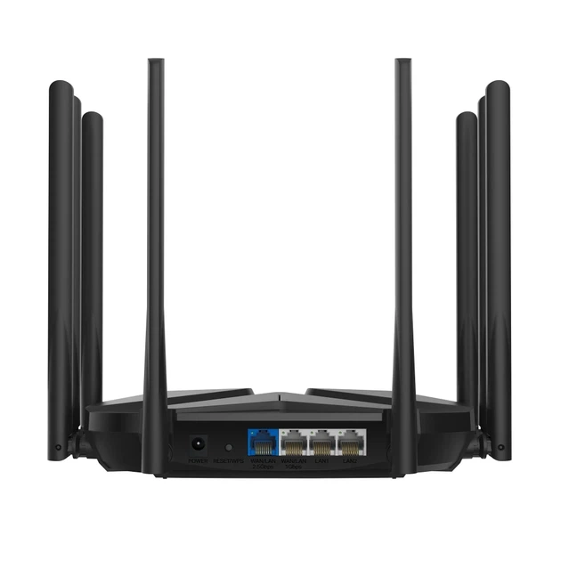 Маршрутизатор Mercusys 8-потоковый Wi-Fi 6 6000 Мбит/с 2,5 Гбит/с черный - изображение 7