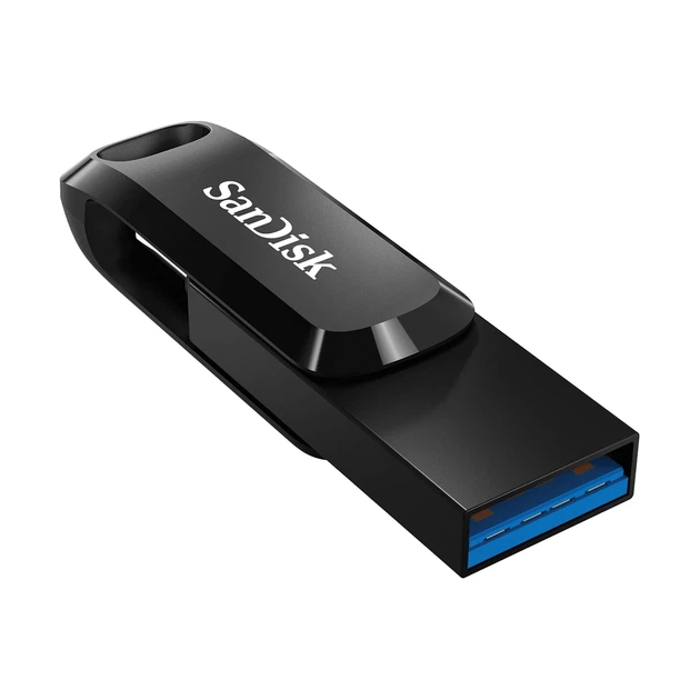 Накопитель USB SanDisk Ultra Dual Drive Go 32GB USB 3.1 Type-A Type-C Пластик Чёрный - изображение 4