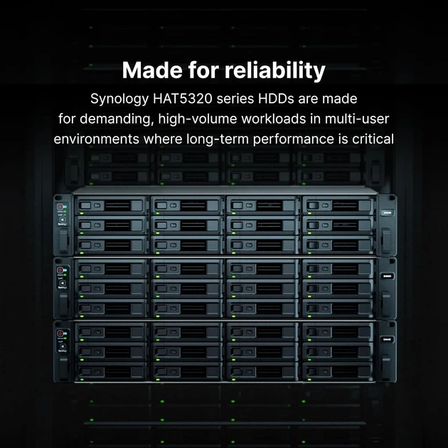 Жорсткий диск Synology SATA 3,5" 24 ТБ 7200 об/хв - Фото 2 Жорсткий диск Synology SATA 3,5" 24 ТБ 7200 об/хв - зображення 2