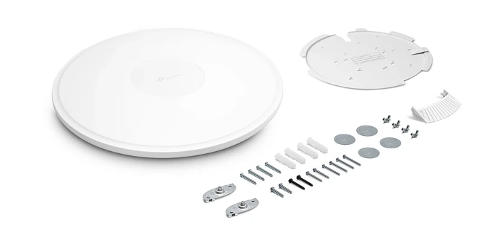 Точка доступа TP-LINK EAP772 Wi-Fi 7 9335 Мбит/с 1x2,5GE 32,5x220x220 мм Белая - изображение 3