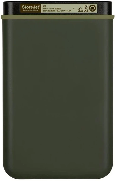 Портативний жорсткий диск Transcend 2TB USB 3.1 StoreJet 25M3 Зелений - зображення 5