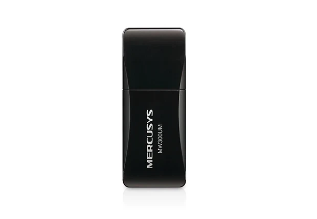 WiFi адаптер MERCUSYS MW300UM N300 USB 2.0 300 Мбит/с 17,2х42,9х8,5 мм черный - изображение 3
