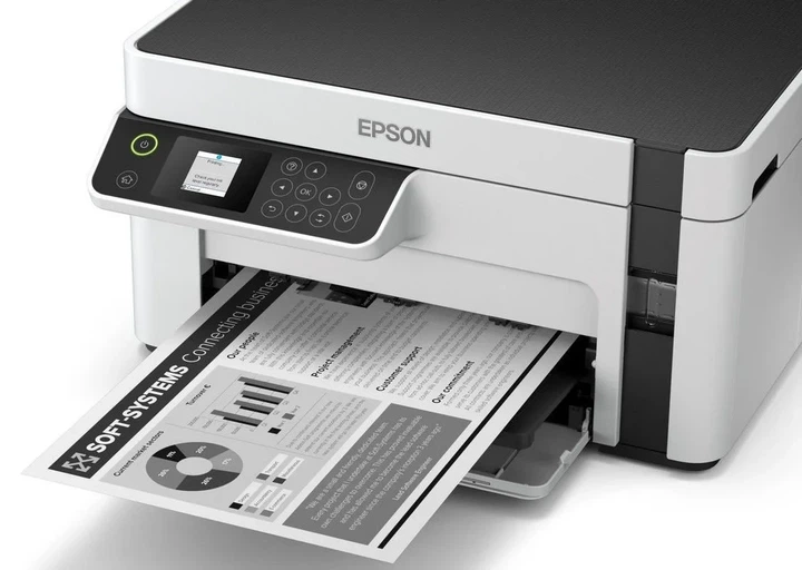 БФП ink mono A4 Epson EcoTank M2120 32 ppm USB Wi-Fi Pigment - зображення 5