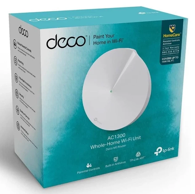 Система WiFi-Mesh TP-LINK Deco M5 AC1300, 1xGE LAN, 1xGE WAN, 1 модуль. - изображение 4