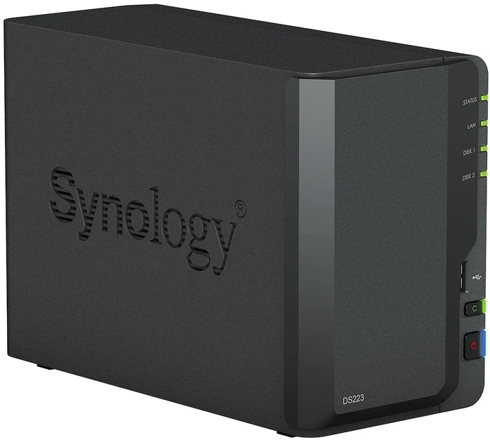 Сетевое хранилище NAS Synology DS223 165x108x232,7 мм - изображение 4