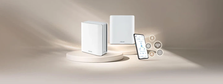 WiFi Mesh система ASUS белая 2 5 Гбит в секунду 7 антенн 14 Гбит в секунду 6 ГГц - изображение 3