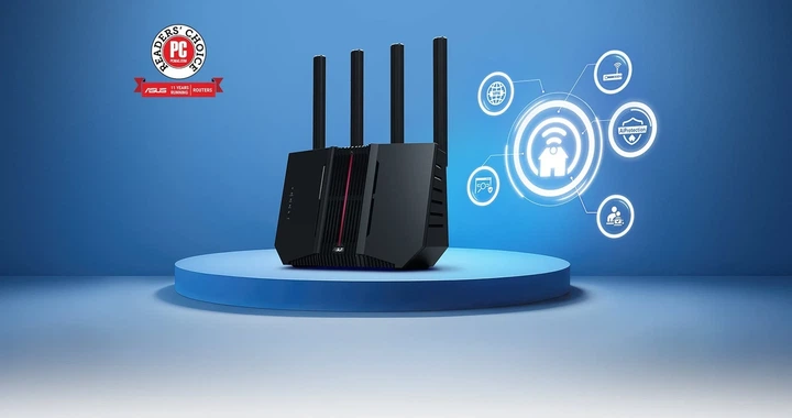 Маршрутизатор ASUS RT-BE92U 9700 Мбит/с 1x10 Гбит/с WAN/LAN 4 антенны 247х101х287 мм - изображение 2
