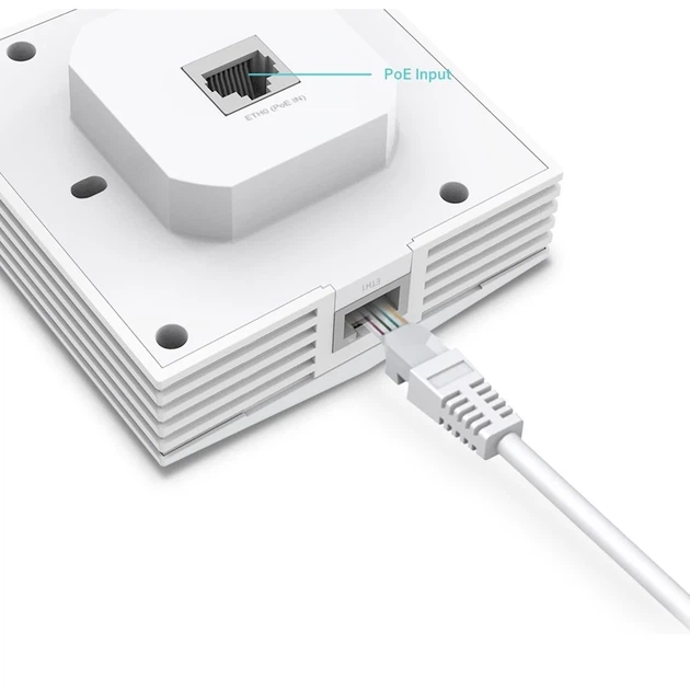 Точка доступа TP-LINK EAP650 WALL AX3000, 1xGE, 1xGE out, PoE - Фото 4 Точка доступа TP-LINK EAP650 WALL AX3000, 1xGE, 1xGE out, PoE - изображение 4