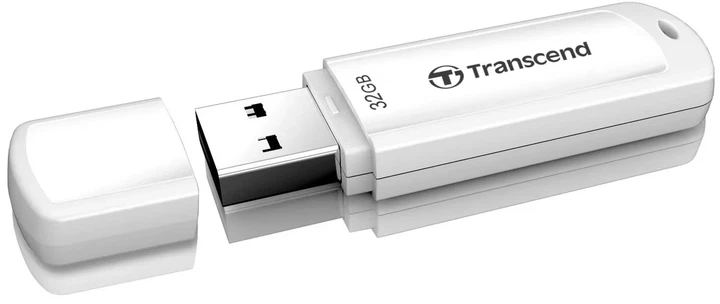 Накопитель Transcend 32GB USB 3.1 Type-A JetFlash 730 Белый - изображение 3