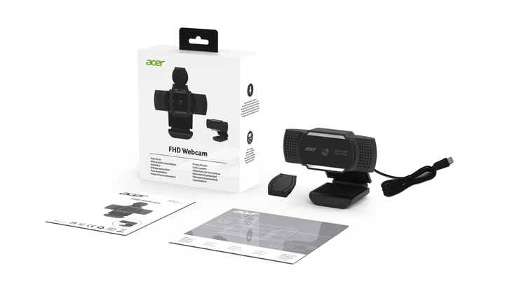 Вебкамера Acer FHD Webcam, черная - изображение 2