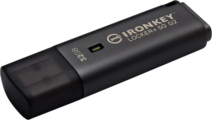Накопитель USB 3.2 Kingston IronKey Locker+ 50 G2 32GB металл + пластик - изображение 3
