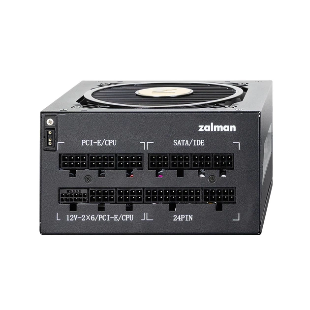 Блок питания Zalman 1000 Вт 80 Plus Gold модульный с ARGB подсветкой 120 мм - изображение 10