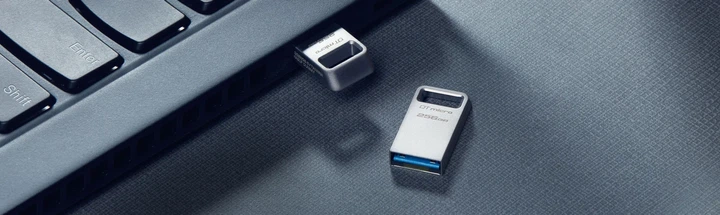 Накопитель Kingston 128GB USB 3.2 Type-A Gen1 DT Micro R200MB/s Metal - изображение 3