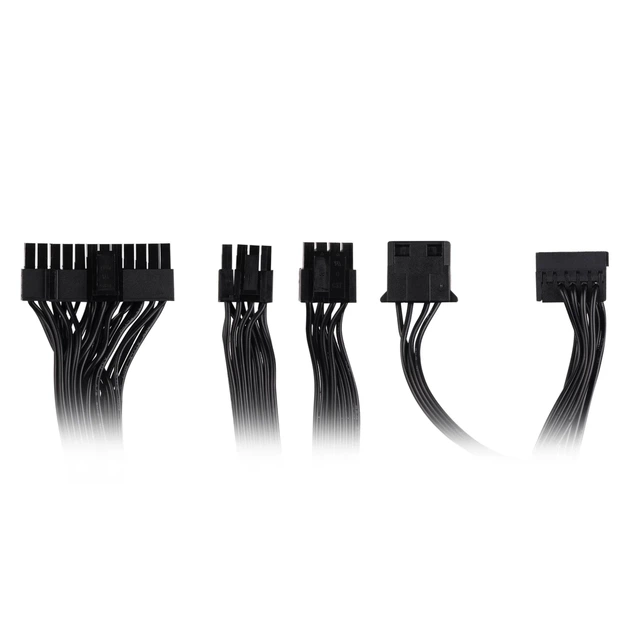 Блок питания 2E Master Power (650W), >80%, 80+ White, 120мм, 1xMB 24pin(20+4), 1xCPU 8pin(4+4), 3xMolex, 5xSATA, 2xPCIe 8pin(6+2) - изображение 7