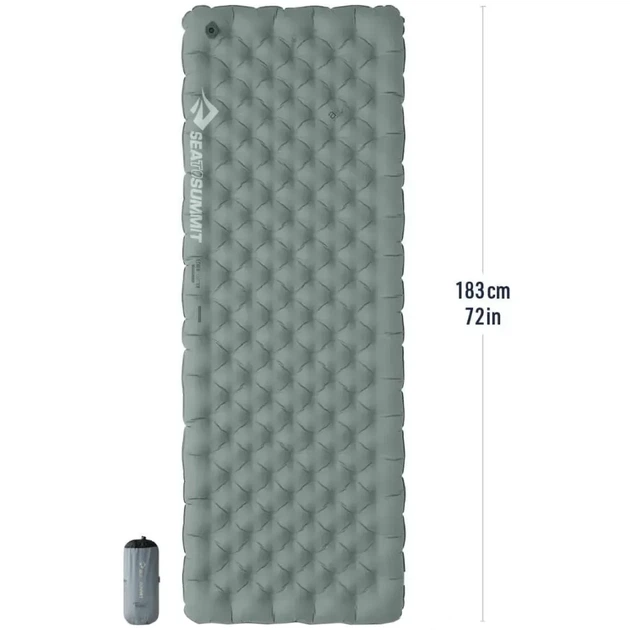 Коврик надувной Sea To Summit Ether Light XR Insulated ASC Mat Regular Rectang Wide Dark Gray - изображение 3