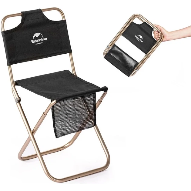 Стул раскладной Naturehike MZ01 NH18M001-Z Black - изображение 2
