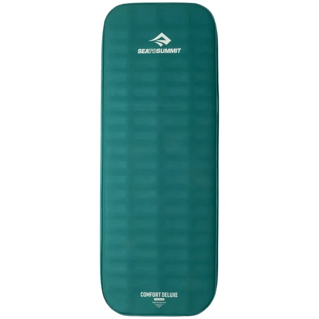 Килимок самонадувний Sea To Summit Comfort Deluxe Self Inflating Mat Regular Rectang Wide rain forest - Фото 1 Килимок самонадувний Sea To Summit Comfort Deluxe Self Inflating Mat Regular Rectang Wide rain forest - зображення 1