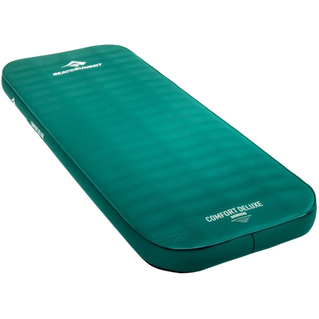 Килимок самонадувний Sea To Summit Comfort Deluxe Self Inflating Mat Regular Rectang Wide rain forest - Фото 2 Килимок самонадувний Sea To Summit Comfort Deluxe Self Inflating Mat Regular Rectang Wide rain forest - зображення 2