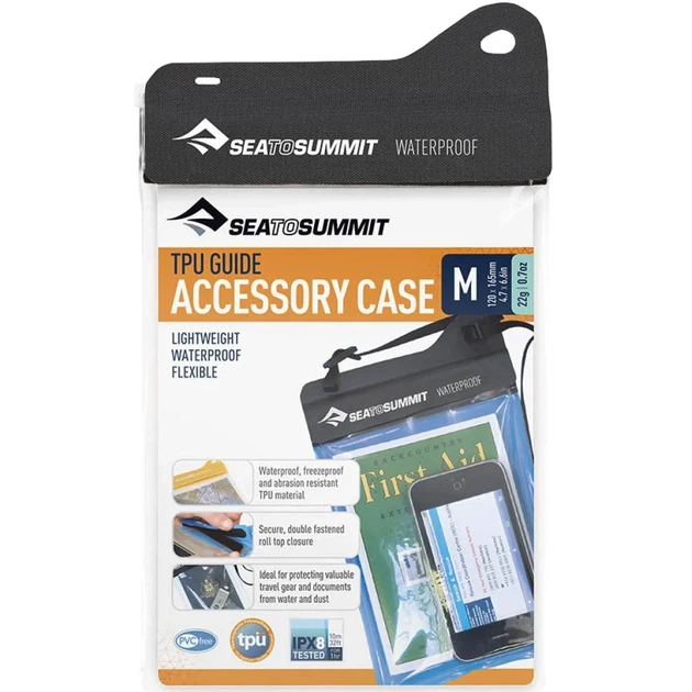 Гермопакет Sea To Summit TPU Guide Accessory Case M Black - Фото 1 Гермопакет Sea To Summit TPU Guide Accessory Case M Black - изображение 1