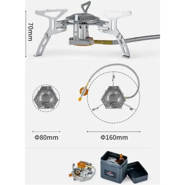 Газовая горелка Naturehike NH21RJ009 - Фото 4 Газовая горелка Naturehike NH21RJ009 - изображение 4