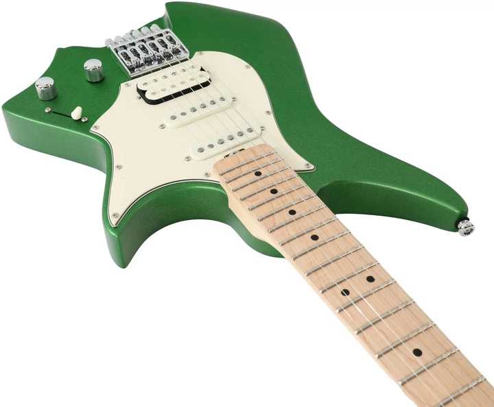 Безголова електрогітара HILS HNS1M S/MEG (Satin Metallic Emerald Green) - зображення 7