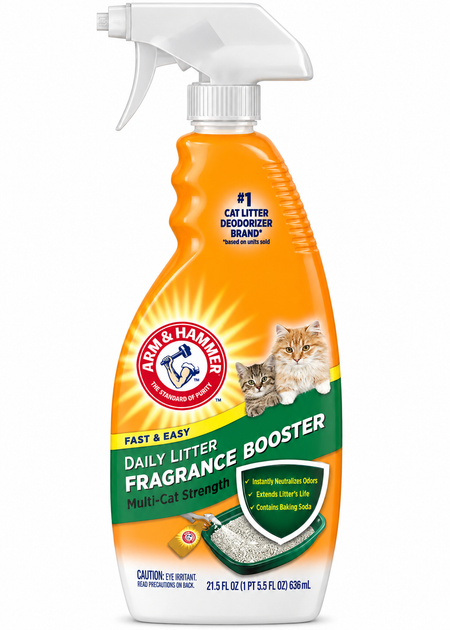 Освіжувач Arm&Hammer для котячих туалетів у вигляді спрею - 636 мл - Фото 1 Освіжувач Arm&Hammer для котячих туалетів у вигляді спрею - 636 мл - зображення 1