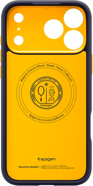 Etui plecki Spigen Nano Pop MagSafe do Apple iPhone 18 Pro/17 Pro Navy Blue (8800337253047) - Zdjęcie 3 Etui plecki Spigen Nano Pop MagSafe do Apple iPhone 18 Pro/17 Pro Navy Blue (8800337253047) - obraz 3