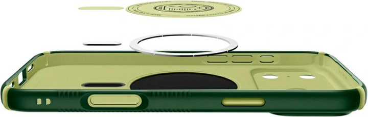 Etui plecki Spigen Nano Pop Hybrid MagSafe do Apple iPhone 18 Pro/17 Pro Green (8800337253023) - Zdjęcie 4 Etui plecki Spigen Nano Pop Hybrid MagSafe do Apple iPhone 18 Pro/17 Pro Green (8800337253023) - obraz 4