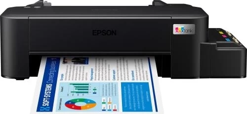 Принтер струменевий кольоровий A4 EcoTank L121, Black, 720х720 dpi, до 9/4.8 стор/хв, USB Epson (2000003570164) - Фото 1 Принтер струменевий кольоровий A4 EcoTank L121, Black, 720х720 dpi, до 9/4.8 стор/хв, USB Epson (2000003570164) - зображення 1