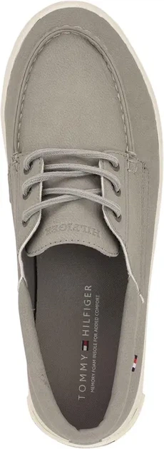 Чоловічі мокасини Tommy Hilfiger 47р., сірі, 31 см - зображення 3